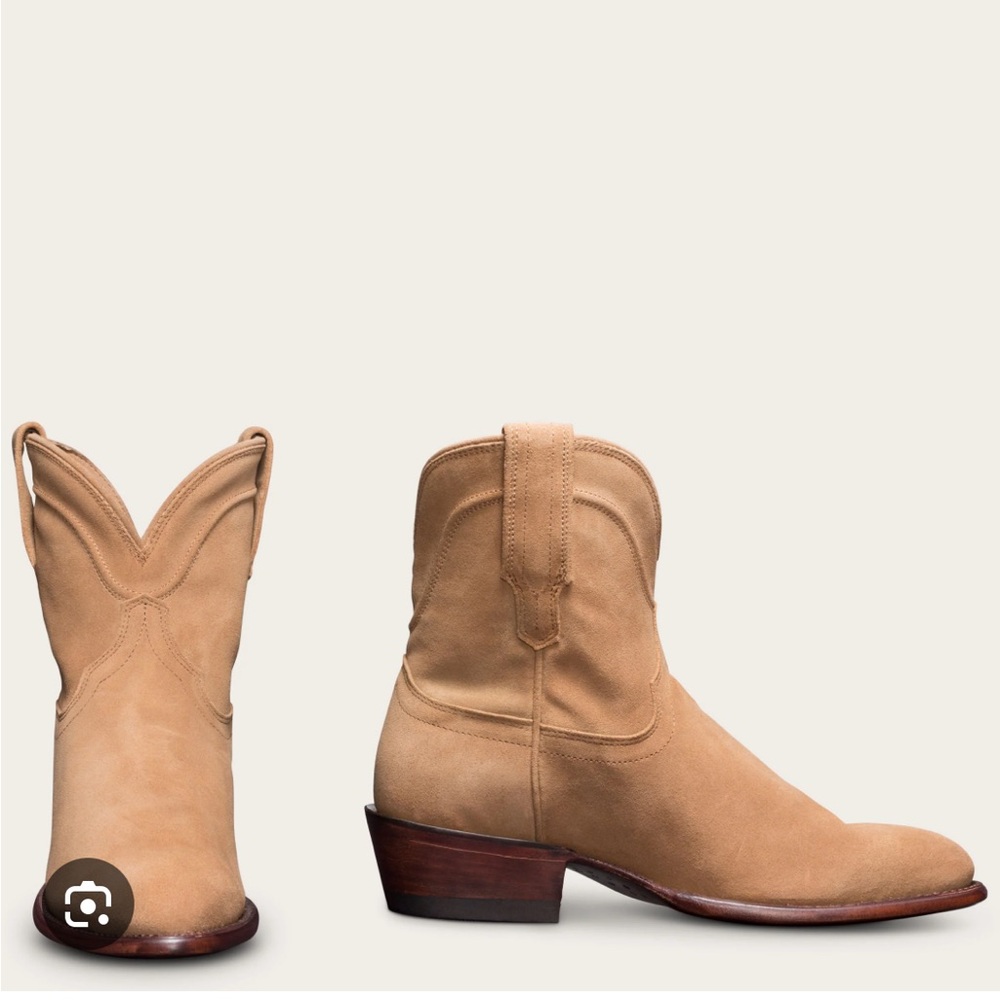 Tecovas Sand Suede Western Boots